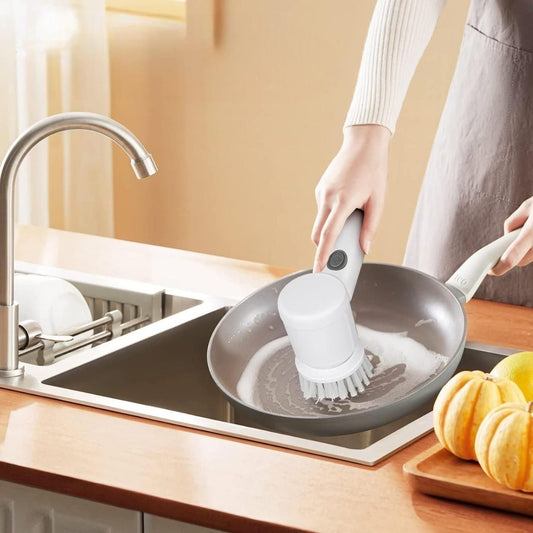 Ultimate Cleaning Companion: 5-in-1 Handheld Cleaning Brush
